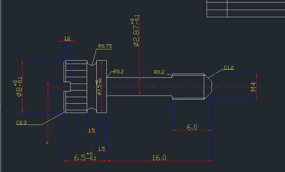 Vít Torx bằng thép không gỉ chống trộm với cột M4X12