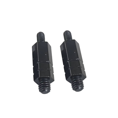#4-40 Cúp đệm hex có sợi dây đai hai đầu cho kết nối khung gầm Cold Forged M3 10mm Electrophoresis Black Hex Stud