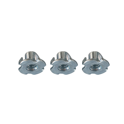 Nội thất gỗ M6 Four Claw Mạ sắt T Nuts Bảo vệ môi trường Kẽm xanh