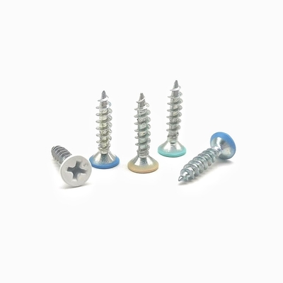 Countersunk Sơn màu tự chạm vào Vít đồ nội thất Sơn ISO