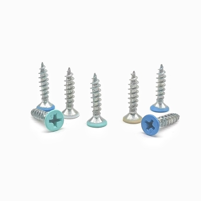 Màu sắc tự chạm sơn đồ nội thất vít Countersunk Cross ANSI JIS