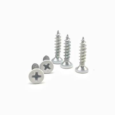 Sơn màu tùy chỉnh Sơn tự chạm Vít đồ nội thất Countersunk Cross Screws