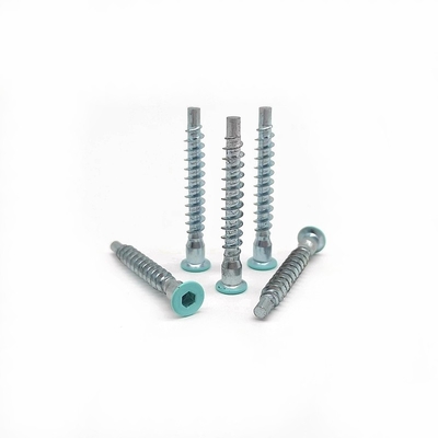 Countersunk Hexagonal Self Tapping Roller Thread thẳng sửa chữa vít gỗ răng Cabinet vít