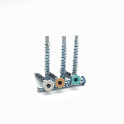 Coaster thẳng Countersunk tự chạm vào vít Countersunk Hexagonal Socket Roller