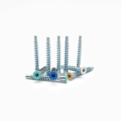 Coaster thẳng Countersunk tự chạm vào vít Countersunk Hexagonal Socket Roller