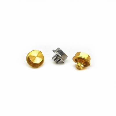 Hợp kim nhôm lục giác tùy chỉnh Trục vít thẳng ô tô Hub trang trí Nail Cd