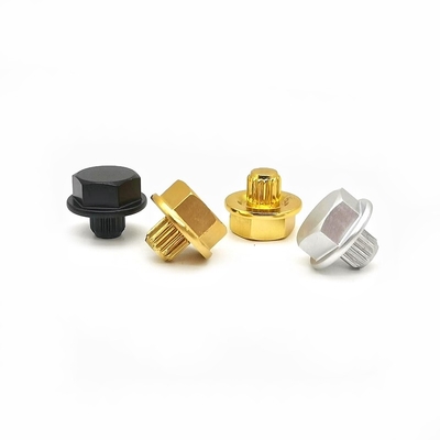 Hợp kim nhôm lục giác tùy chỉnh Trục vít thẳng ô tô Hub trang trí Nail Cd