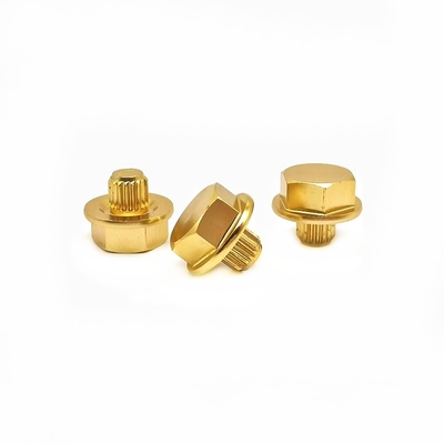 Gia công trang trí đinh hợp kim nhôm vít tùy chỉnh 6063 trục bánh xe ô tô thẳng