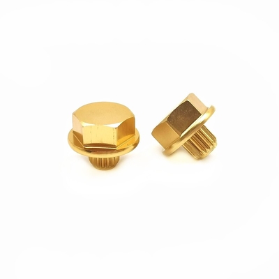 Gia công trang trí đinh hợp kim nhôm vít tùy chỉnh 6063 trục bánh xe ô tô thẳng