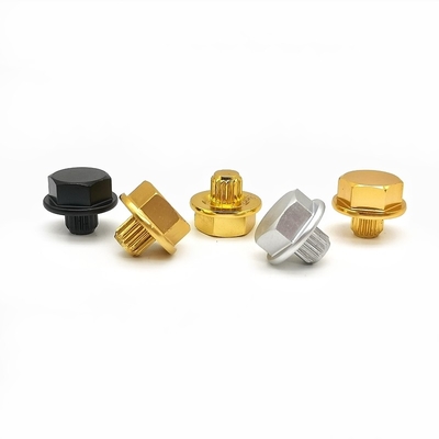 Gia công hợp kim nhôm Vít thẳng Tùy chỉnh 6063 Bánh xe ô tô Hub Trang trí móng tay