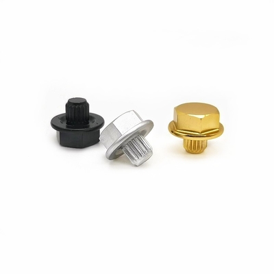 Vít nhôm lục giác bên ngoài tùy chỉnh 6063 Vít trung tâm ô tô Xử lý vương miện