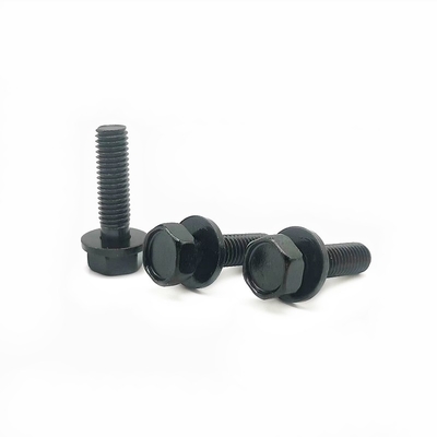 Đầu hình lục giác bên ngoài Pad mùa xuân phẳng kết hợp Bolt Screw Độ bền cao