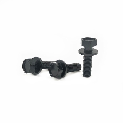 Đầu hình lục giác bên ngoài Pad mùa xuân phẳng kết hợp Bolt Screw Độ bền cao