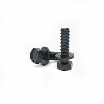 Thép carbon bên ngoài Hexagon kết hợp vít lớp 10.9 Hexagon đầu cuộn