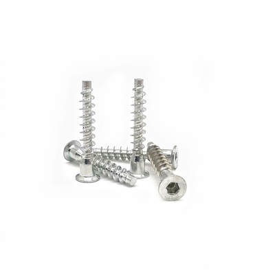 Tùy chỉnh Hexagon Self-Tapping Screw Countersunk Mountain Wire M6 * 40