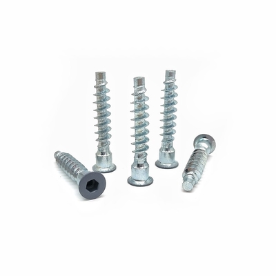 Tùy chỉnh Hexagon Self-Tapping Screw Countersunk Mountain Wire M6 * 40