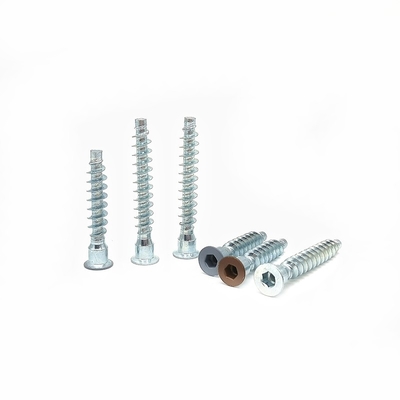 Countersunk Hexagon Cross-Thread Screws đồ nội thất tự chạm thẳng cắt răng gỗ