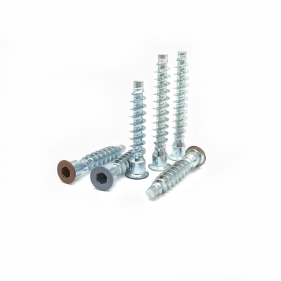 Countersunk Hexagon Cross-Thread Screws đồ nội thất tự chạm thẳng cắt răng gỗ