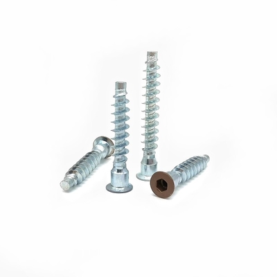 Countersunk Hexagon Cross-Thread Screws đồ nội thất tự chạm thẳng cắt răng gỗ
