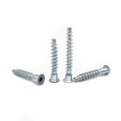 Vương miện Mark tự chạm vào chéo-thread vít Countersunk Hexagon thẳng