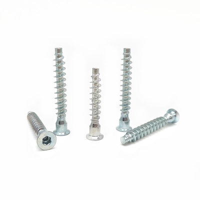 Vương miện Mark tự chạm vào chéo-thread vít Countersunk Hexagon thẳng