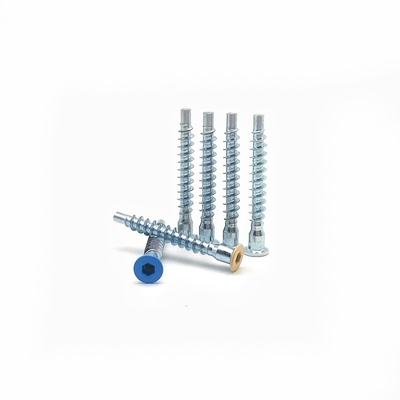 Sáu góc dây ngang thẳng cắt gỗ răng vít màu sơn Countersunk đầu