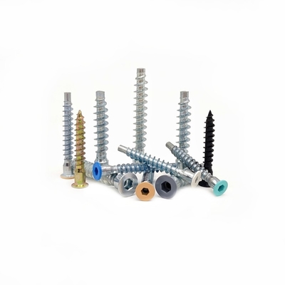 Countersunk Cabinet gỗ vít tự chạm 2.9mm M6 * 50 M7 * 28 đầu phẳng Hexagonal tự chạm vít