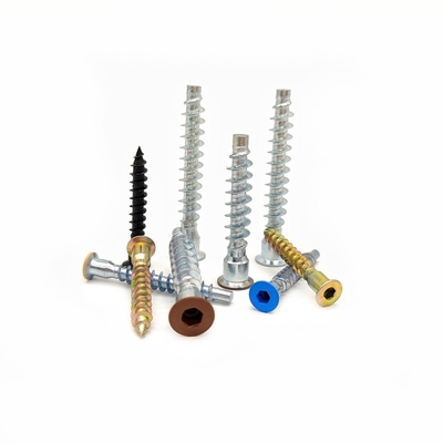 Sáu góc dây ngang thẳng cắt gỗ răng vít màu sơn Countersunk đầu