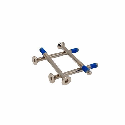 Ví dụ tùy chỉnh Plum keo vít Hexagon bên ngoài màu xanh keo khóa Bolt