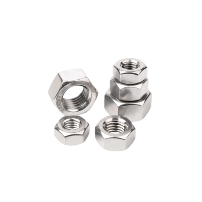 304 thép không gỉ External Hexagon Nut Metal Lock Nut M14 M16 Độ cứng cao