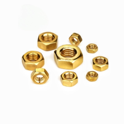 304 thép không gỉ External Hexagon Nut Metal Lock Nut M14 M16 Độ cứng cao