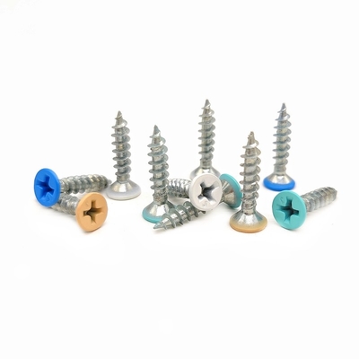 Màu sắc 316 tự đập vít Countersunk Hexagonal Cross Mountain Wire