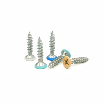 Countersunk Head Cross Self-Tapping Screws với đầu phẳng với sơn màu