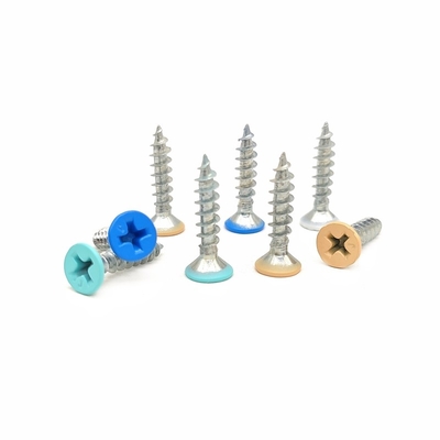 Countersunk Head Cross Self Tapping Screws Flat Head Self Tapping Nai Màu sắc tùy chỉnh