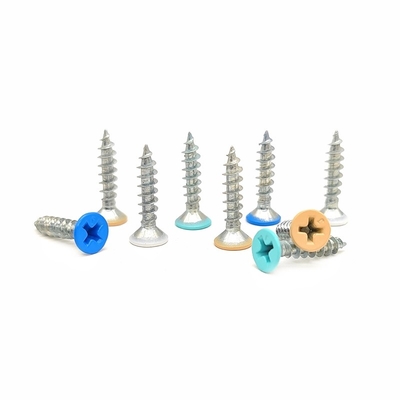 Countersunk Head Cross Self Tapping Screws Flat Head Self Tapping Nai Màu sắc tùy chỉnh