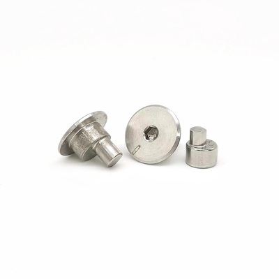 Non Standard Hexagonal Eccentric Nail 304 Stainless Steel Solid Flat Round Head Step Rivet Fastener Connector