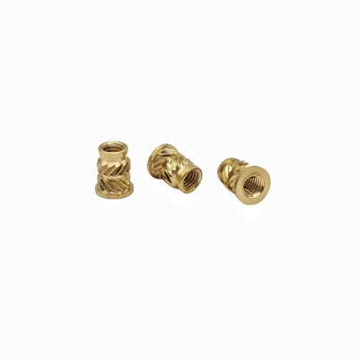 Double Twill Copper Nut Copper Insert Copper Flower Mother Hot Melt Injection Nut Copper Insert Nut (Nước đồng đúc nóng)