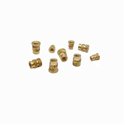 Double Twill Copper Nut Copper Insert Copper Flower Mother Hot Melt Injection Nut Copper Insert Nut (Nước đồng đúc nóng)