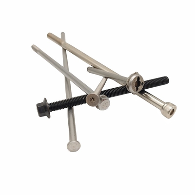 Đặt hàng theo yêu cầu bên trong hoa thông mở rộng Bolt Long Screw cho động cơ Long Screw với bên ngoài Hexagon trên bề mặt flange