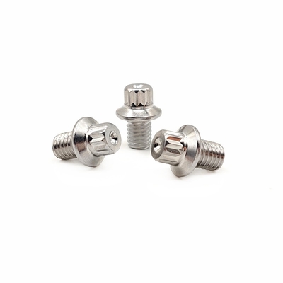 M4 chất lượng cao bánh xe cắt vít cho xe ô tô bánh xe trang trí móng Chrome trang trí vít