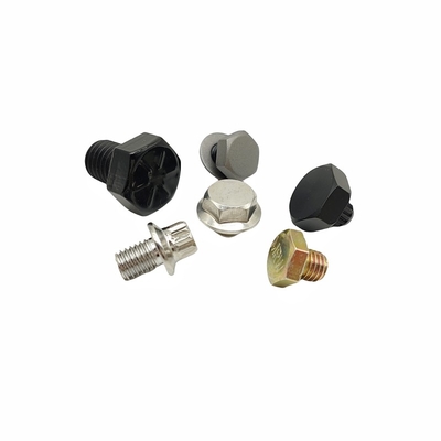 8.8 Thép không gỉ lớp ngoài Hexagon Bolt Sơn sáng đen bên ngoài Hexagon Wire