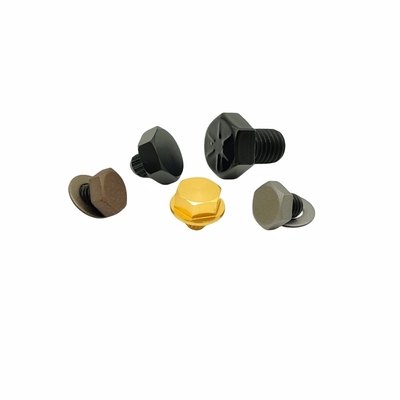 10.9 lớp sơn màu đen rực rỡ Hexagon Bolt Carbon Steel Hexagon Screw