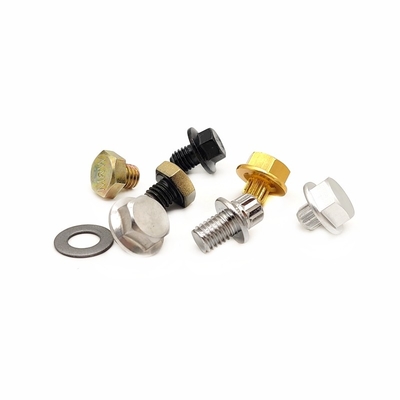 Tùy chỉnh 8.8 cấp bên ngoài hình lục giác trang trí móng thép không gỉ đầu phẳng bên ngoài hình lục giác