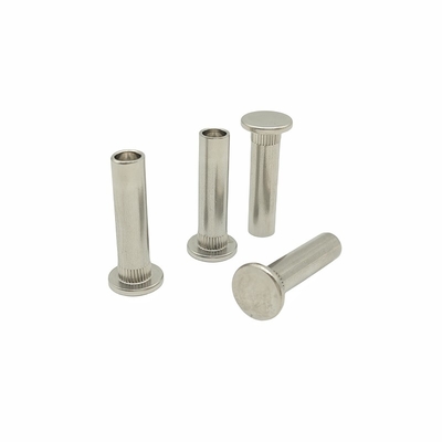 Chất xăng chống phun muối Stainless Steel Flat Head Semi Hollow Rivets Stainless Steel Serrated Rivets Pressure Rivet