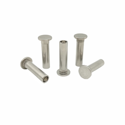 Chất xăng chống phun muối Stainless Steel Flat Head Semi Hollow Rivets Stainless Steel Serrated Rivets Pressure Rivet