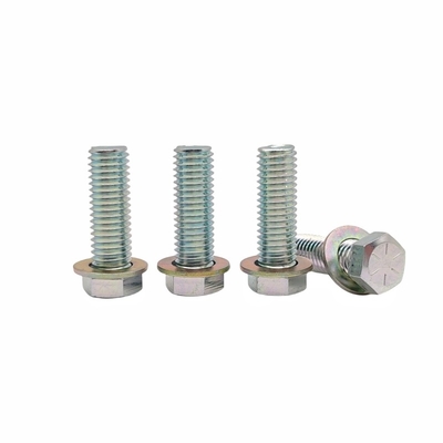 Nhà máy bán buôn Bảo vệ môi trường Màu Sơn Sữa Hexagon Bolt Electrophoresis Đen Hexagon Full Tooth Screw.