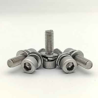 Customizable Thickness Stainless Steel Lock Screws External Hexagon Heavy Duty Components Ideal for Industrial and Mechanical