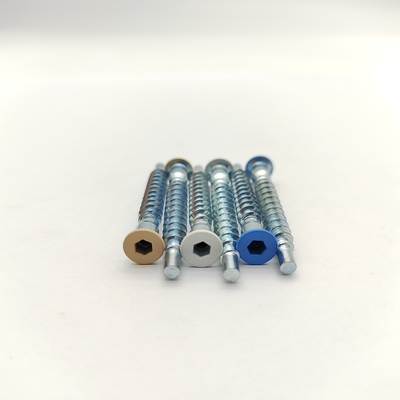 304 SS Thảm nội thất vít Hex Drive Countersunk tự chạm vào ngoài trời & chống ẩm