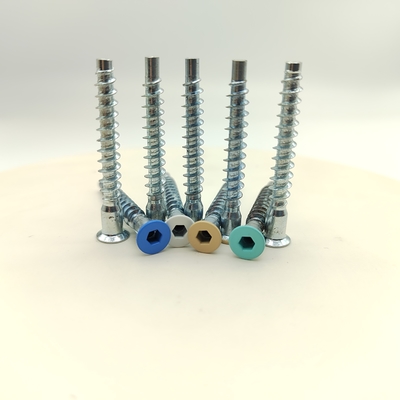 Vít tự ren M5 bằng thép không gỉ mạ kẽm đầu bằng, gói 100 chiếc