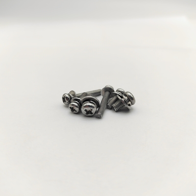 Vít đầu bằng Phillips có vòng đệm khóa mạ kẽm M4-M12